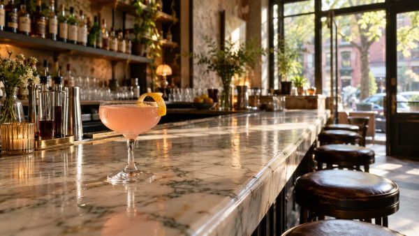 Enjoy affordable cocktails at time again bar in NYC
